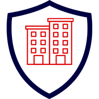 Ein mehrstöckiges Mehrfamilienhaus mit mehreren Fenstern und Balkonen.