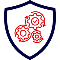 Logo von Westfalen Versicherungsmakler mit einem roten Symbol auf einem blauen Schild.