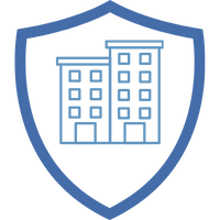 Mehrfamilienhaus mit mehreren Stockwerken und Fenstern in einer modernen Architektur.