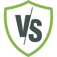 Logo von Revier Versicherungsmakler mit einem Schild und den Buchstaben VS in Grau und Grün.