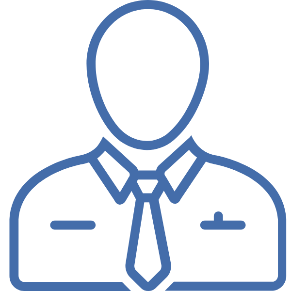 Symbol für digitale Dienstleistungen mit zwei Händen, die ein Zahnrad halten.