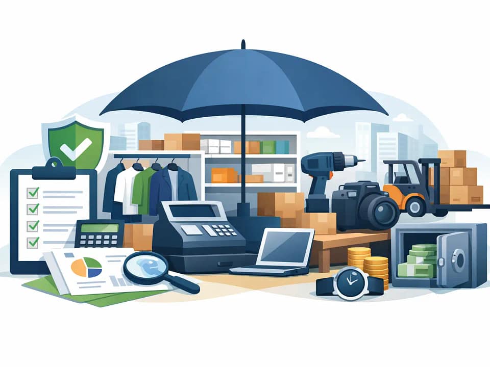 Inhaltsversicherung für Geschäft erklärt