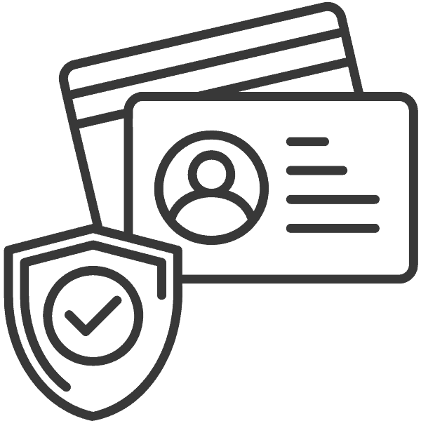 Grafik mit Kreditkarten und einem Schutzsymbol für die Drittanbieter-Rückforderung.